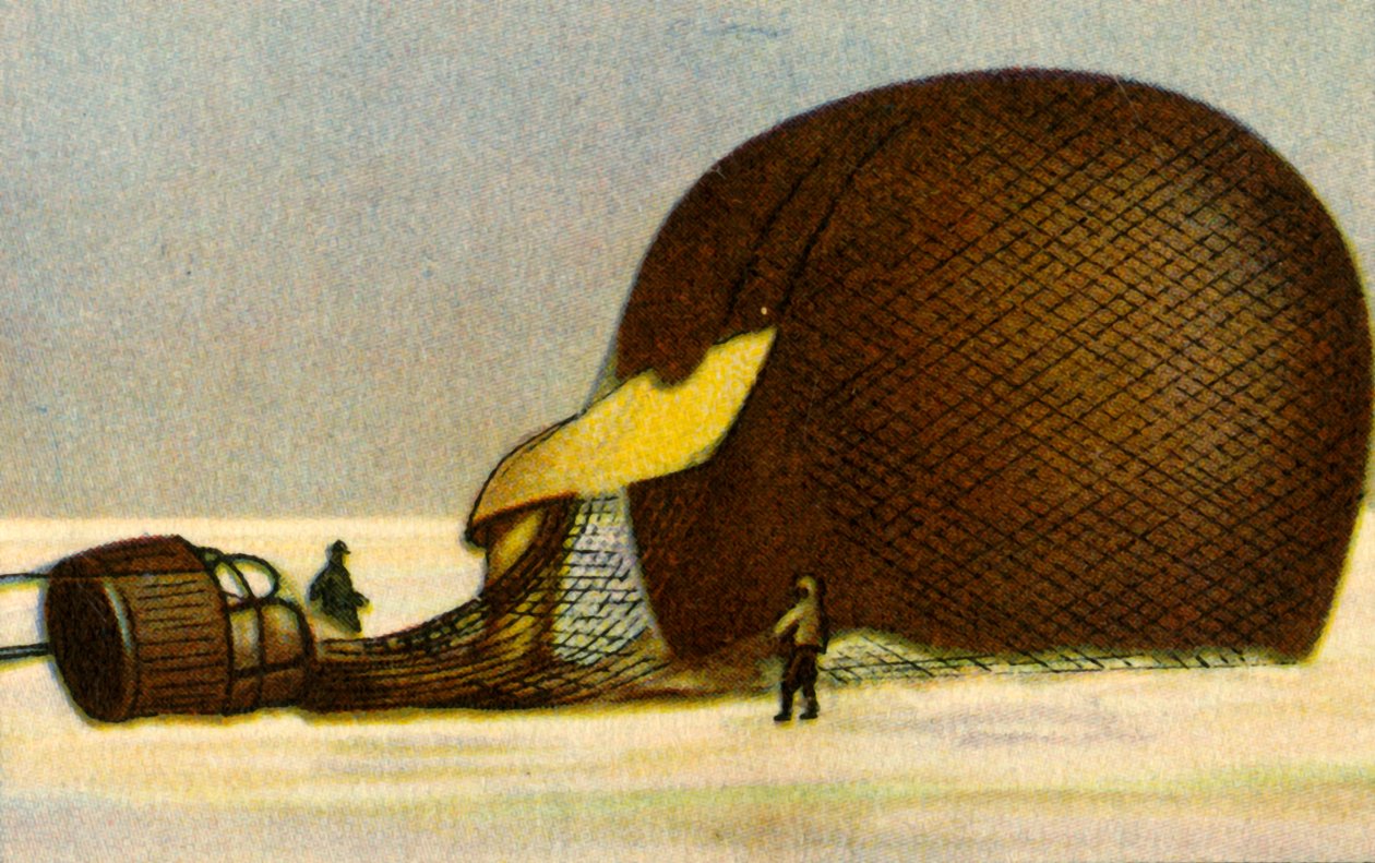 墜落後のアンドレス北極圏風船、1897年、1932年。 作： 不明
