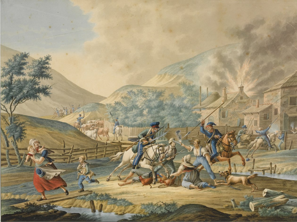 1799年のイギリスのロシアへのオランダ侵攻 作： 不明