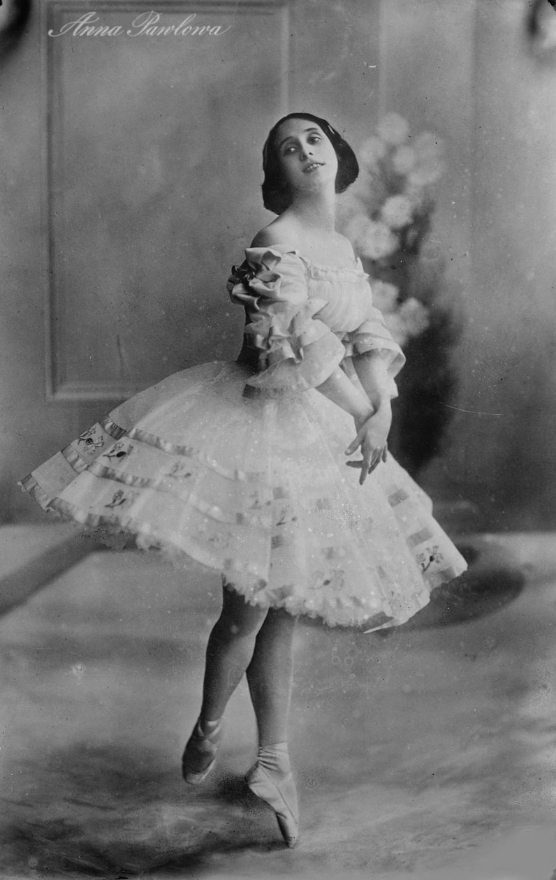 アンナパブロワ、ロシアのバレリーナ、1910年代 作： 不明