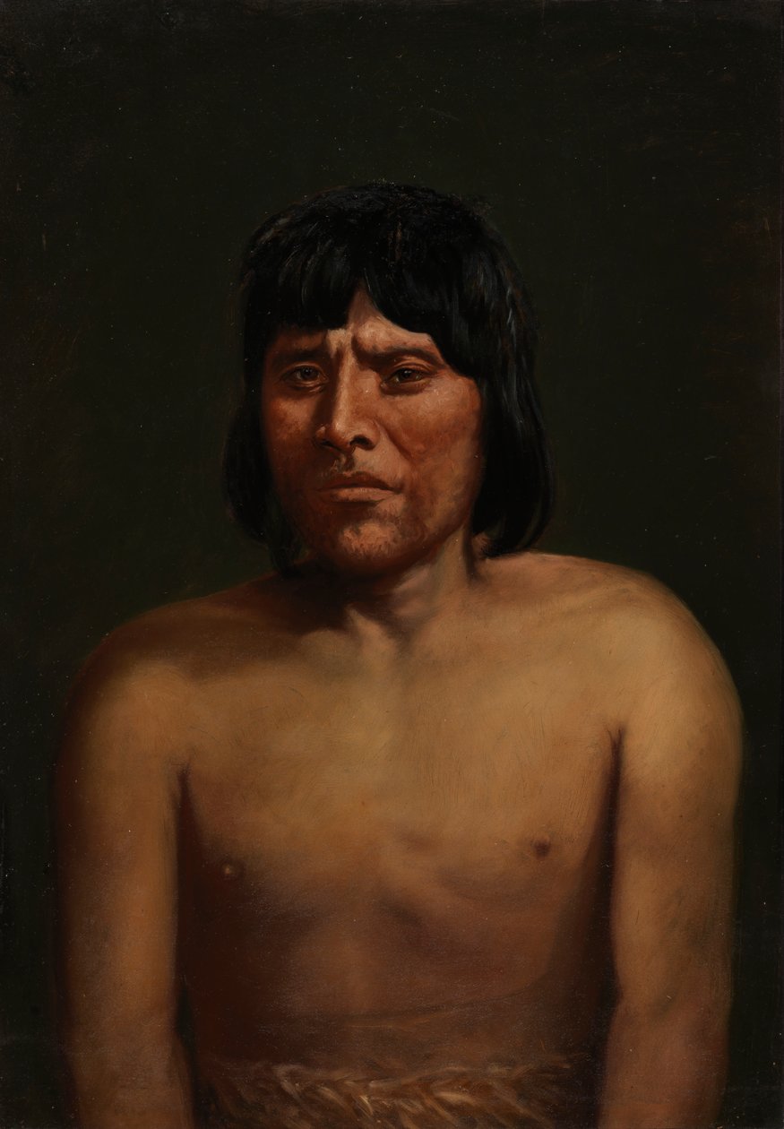 アラウカニアン マン、カリフォルニア州。 1890-1892。 作： 不明