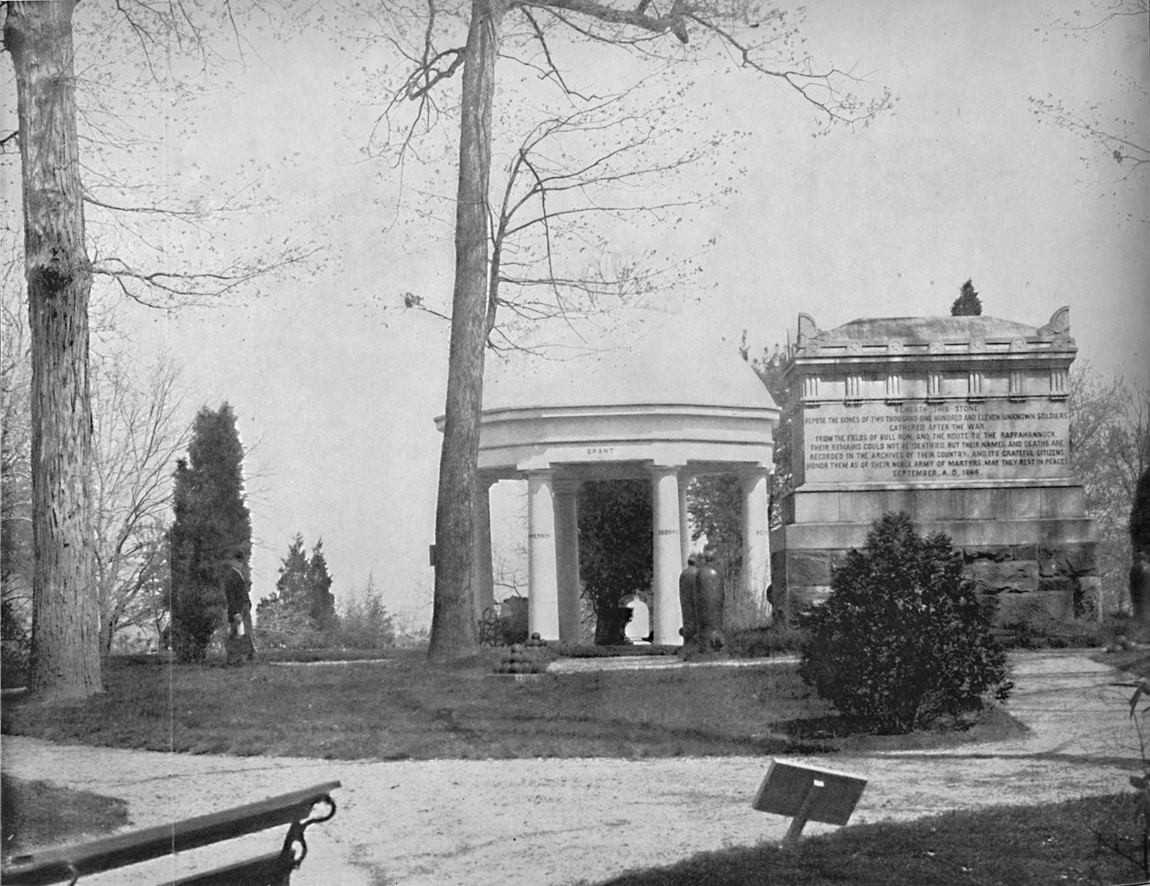 アーリントン国立墓地、ワシントンDC、c1897。 作： 不明