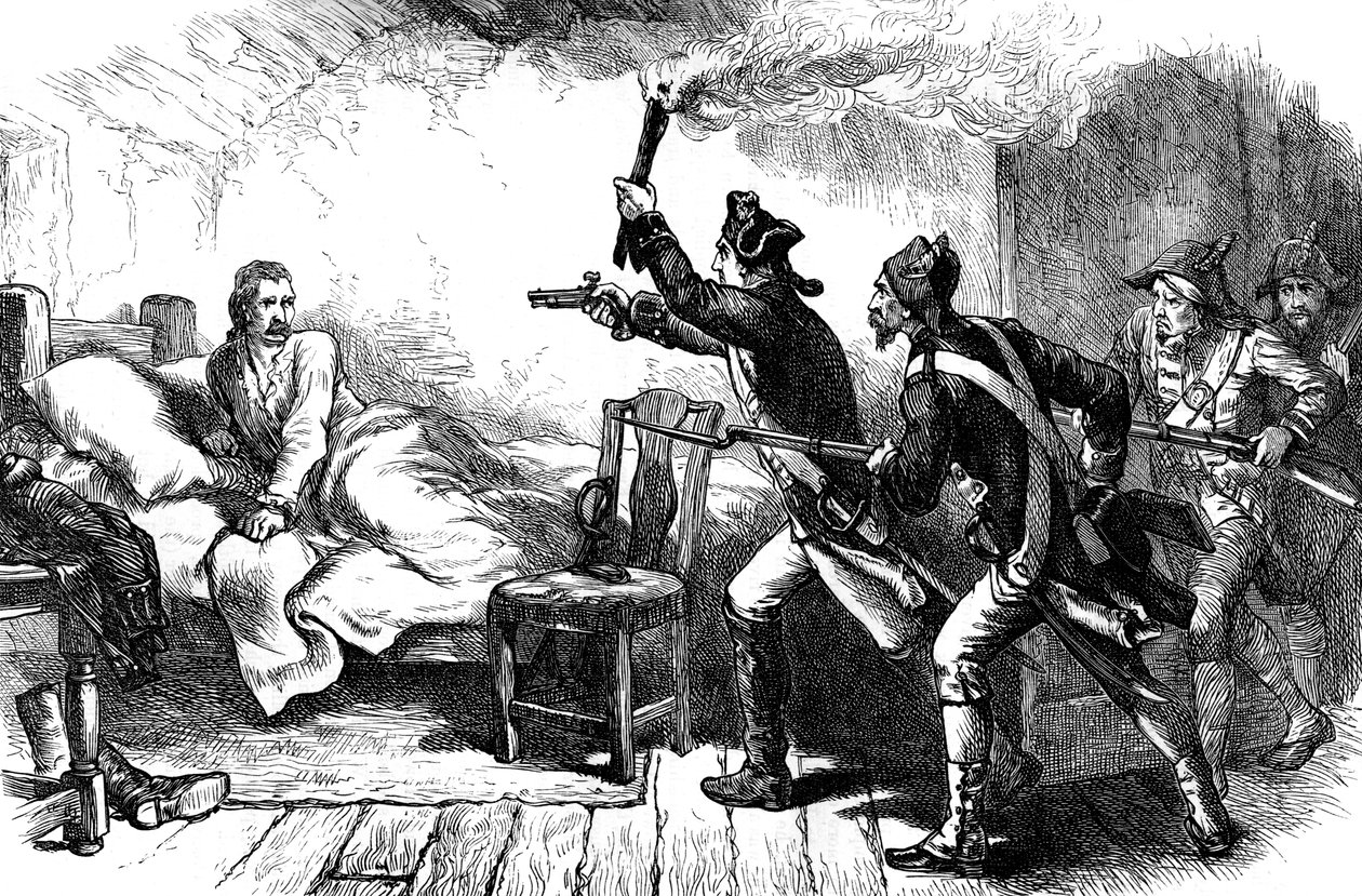 リチャードプレスコット将軍の逮捕、1777年c1880 作： 不明