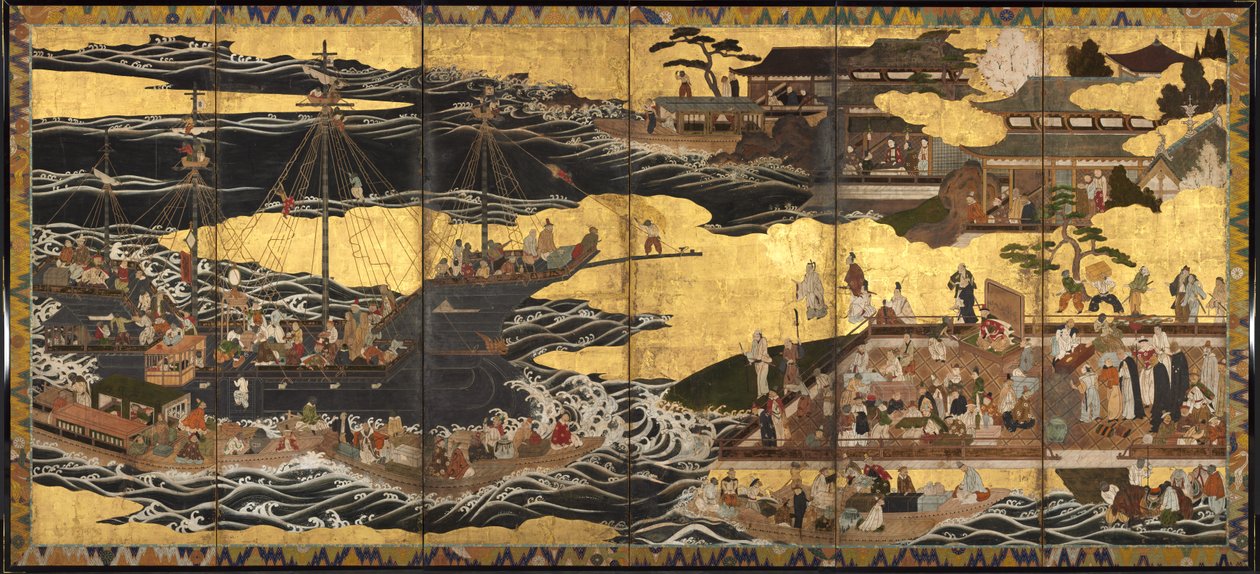南部蛮族の到着、c。 1600。 作： 不明
