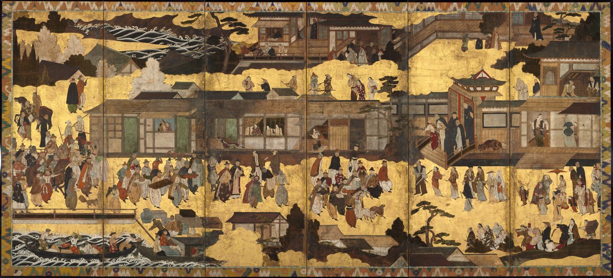 南部蛮族の到着、c。 1600。 作： 不明