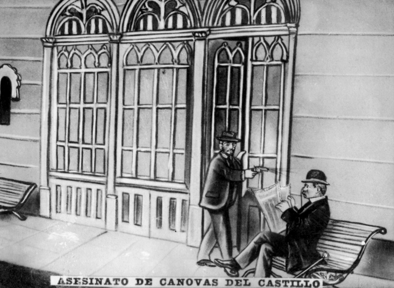 アントニオカノバスデルカスティージョの暗殺、1897年 作： 不明