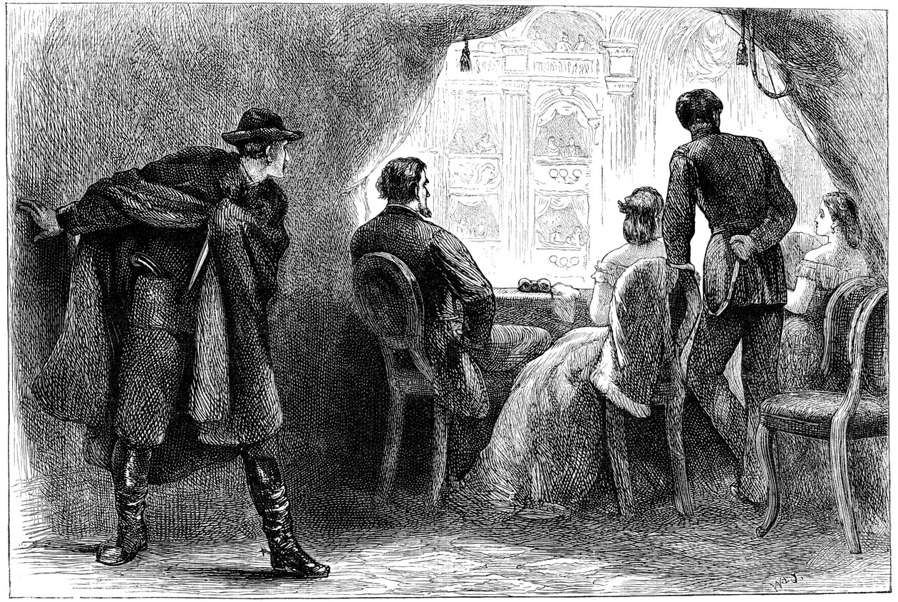 リンカーン大統領の暗殺、ワシントンDC、1865年1880年 作： 不明