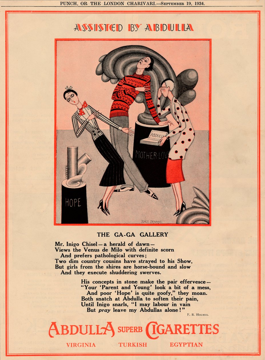 Abdullaによる支援-The Ga-Ga Gallery、1934 作： 不明