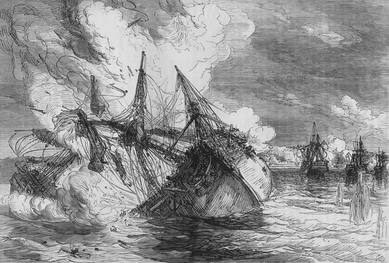 ノヴァコロニアへの攻撃、c1880 作： 不明