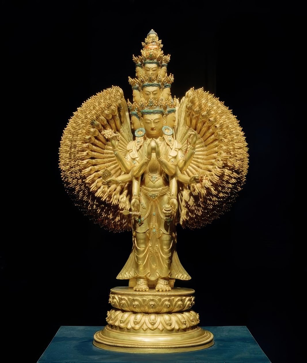 Avalokitesvara -彫刻、17日〜18日世紀 作： 不明