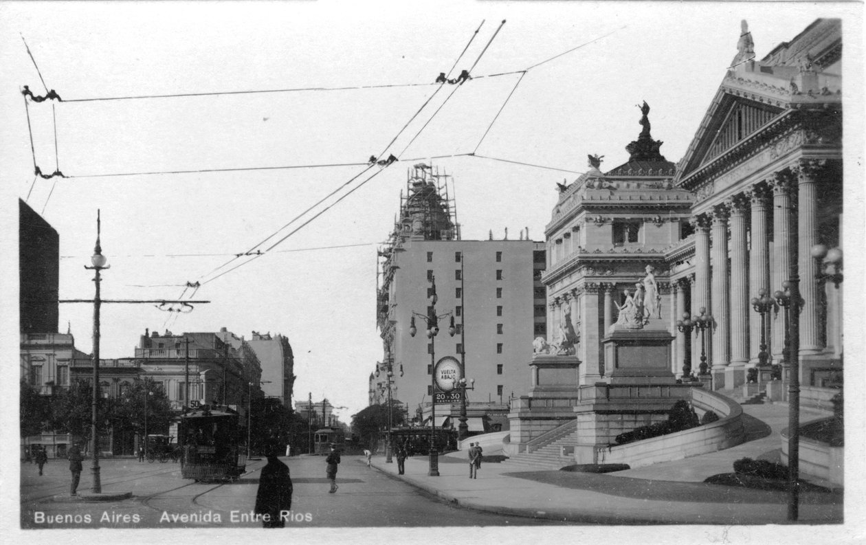 Entre Rios Avenue、ブエノスアイレス、アルゼンチン、c1900年代 作： 不明