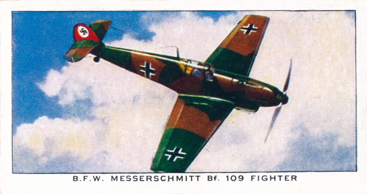 BFWメッサーシュミットBf。 109ファイター、1938 作： 不明