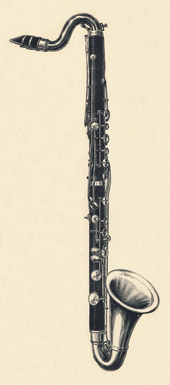 Bバスクラリネット、1895年。 作： 不明