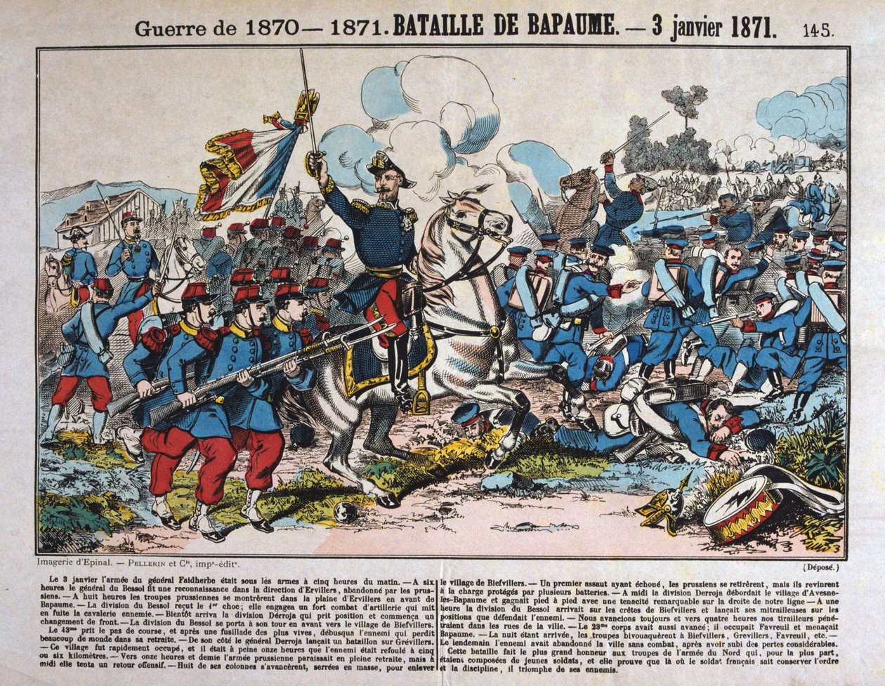 1871年1月3日のバポームの戦い、プロイセン戦争 作： 不明