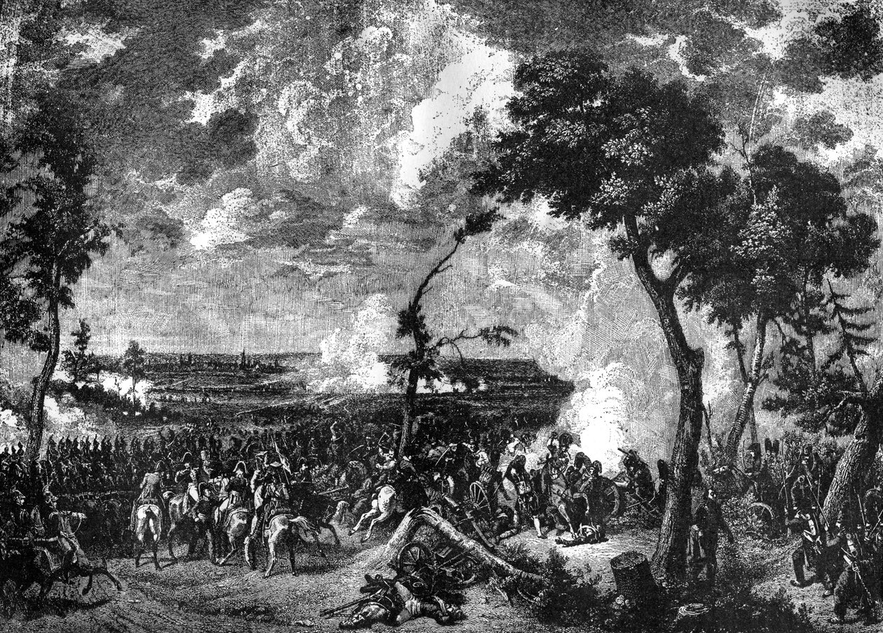 ドイツ、ハナウの戦い、1883年10月30日〜31日、1882〜1884年。 作： 不明