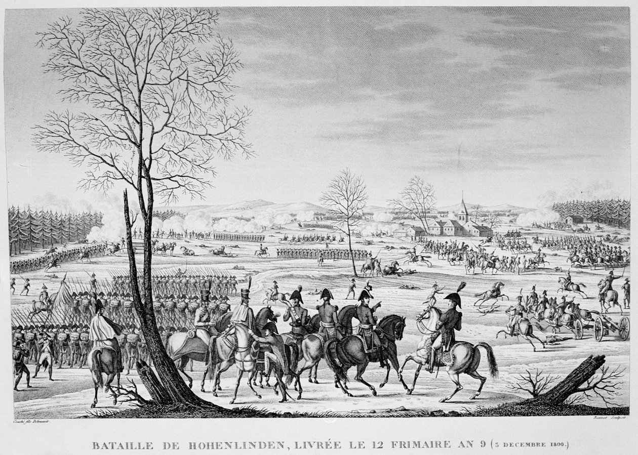 ホーエンリンデンの戦い、1800年12月3日 作： 不明
