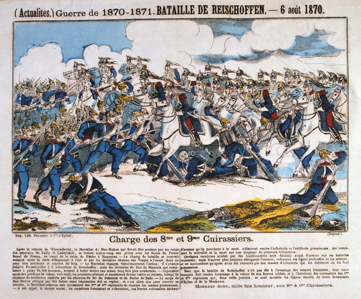 ライヒショフェンの戦い、日仏戦争、1870年8月6日 作： 不明