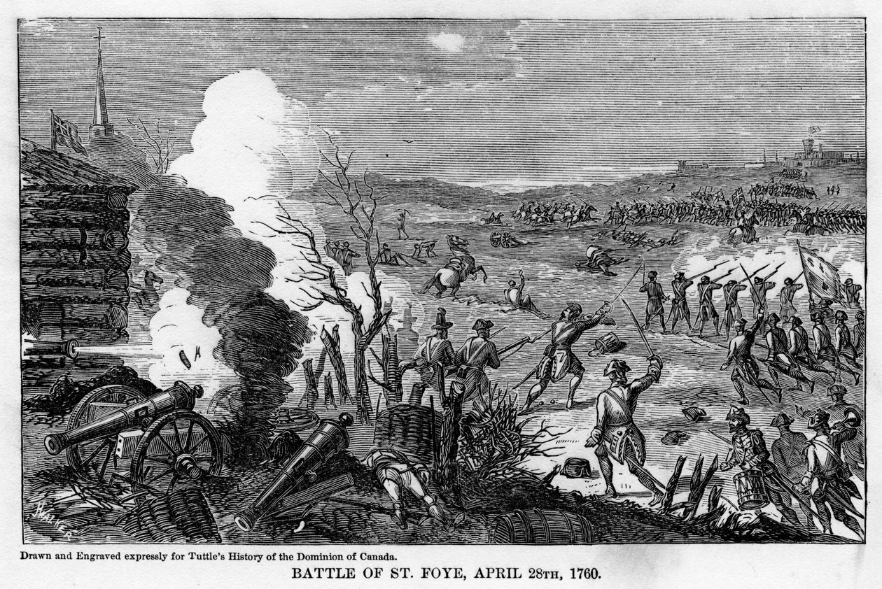 セントフォエの戦い、1760年4月28日、1877年 作： 不明