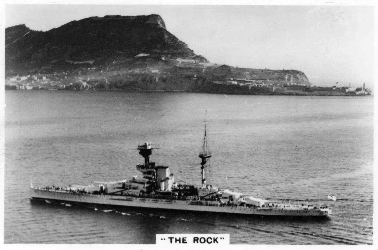 ギルブラルター沖の戦艦HMSの復讐、1937 作： 不明