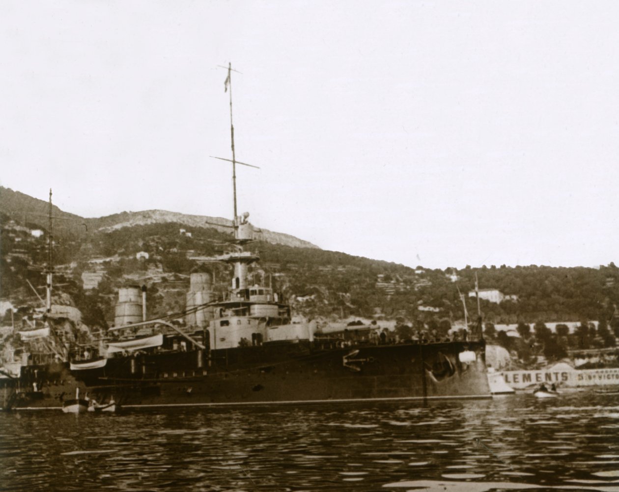 フランス、ヴィルフランシュの戦艦、c1914-c1918 作： 不明