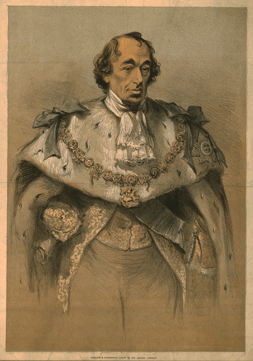 ベンジャミン・ディズレーリ、c1870。 作： 不明