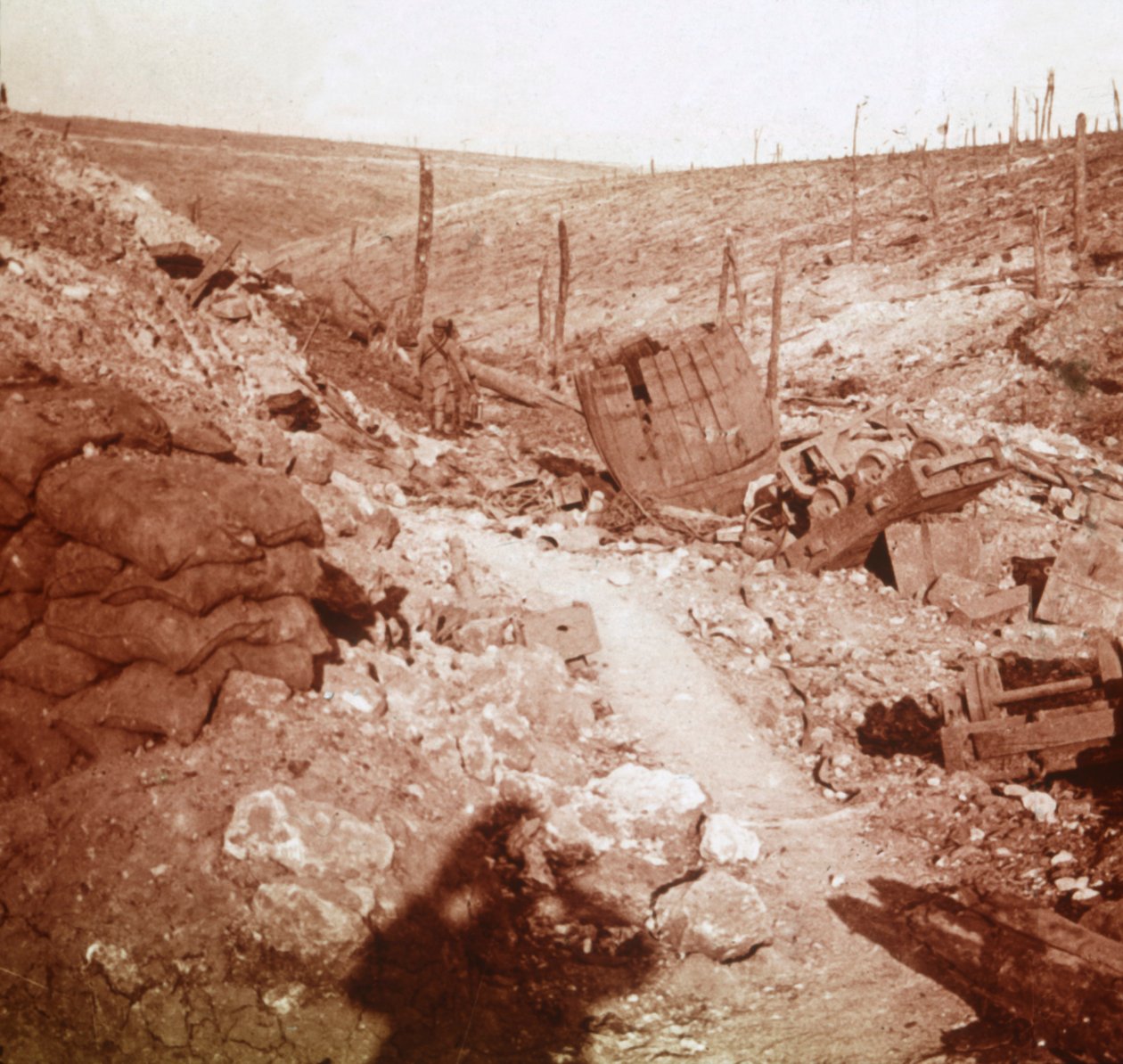 ブゾンヴォー、ヴェルダン、フランス北部、c1914-c1918。 作： 不明