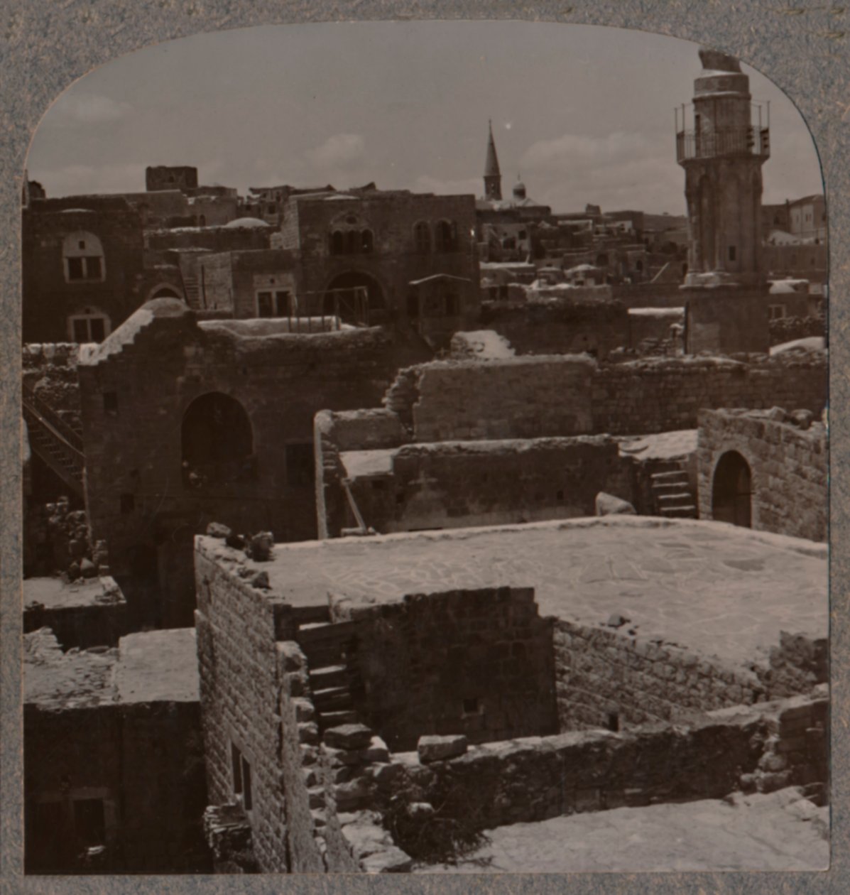 Lydda、c1900の鳥瞰図 作： 不明