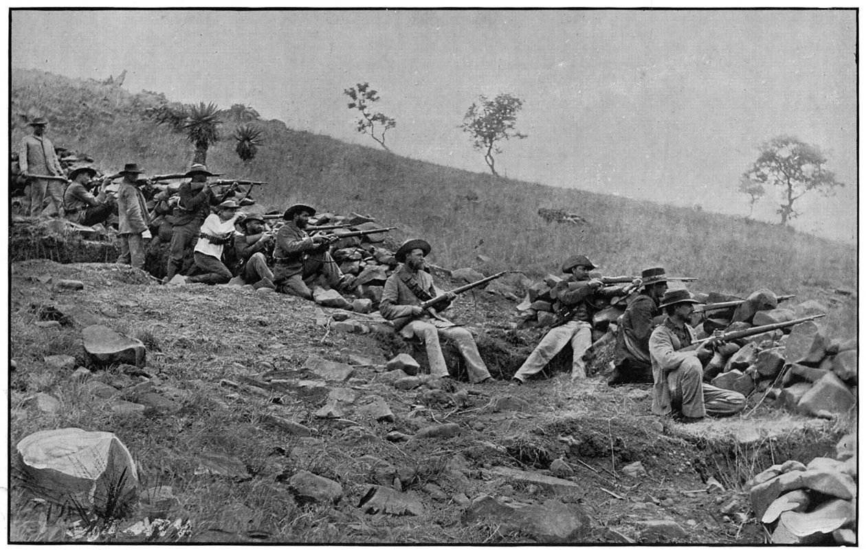 レディスミスを包囲するボーア、第2ボー戦争、1899年-1900年。 作： 不明