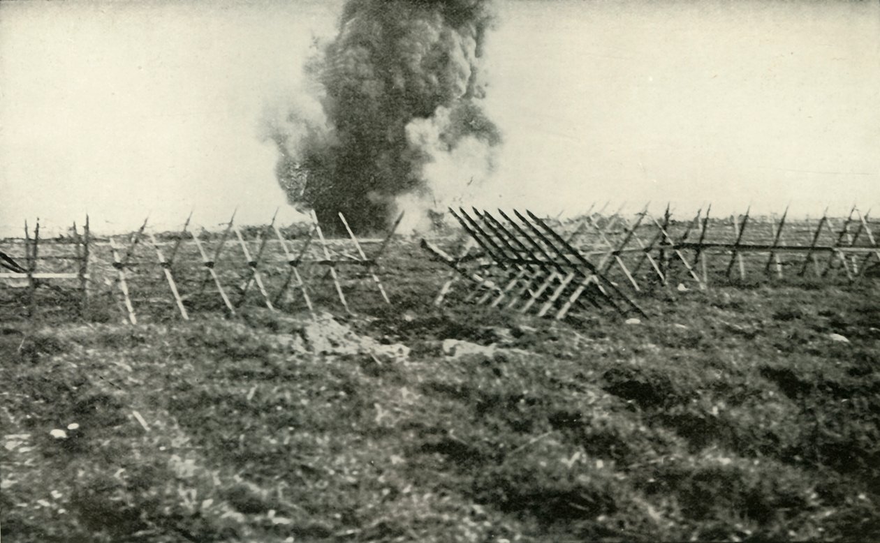 1919年のドイツ海軍砲撃。 作： 不明