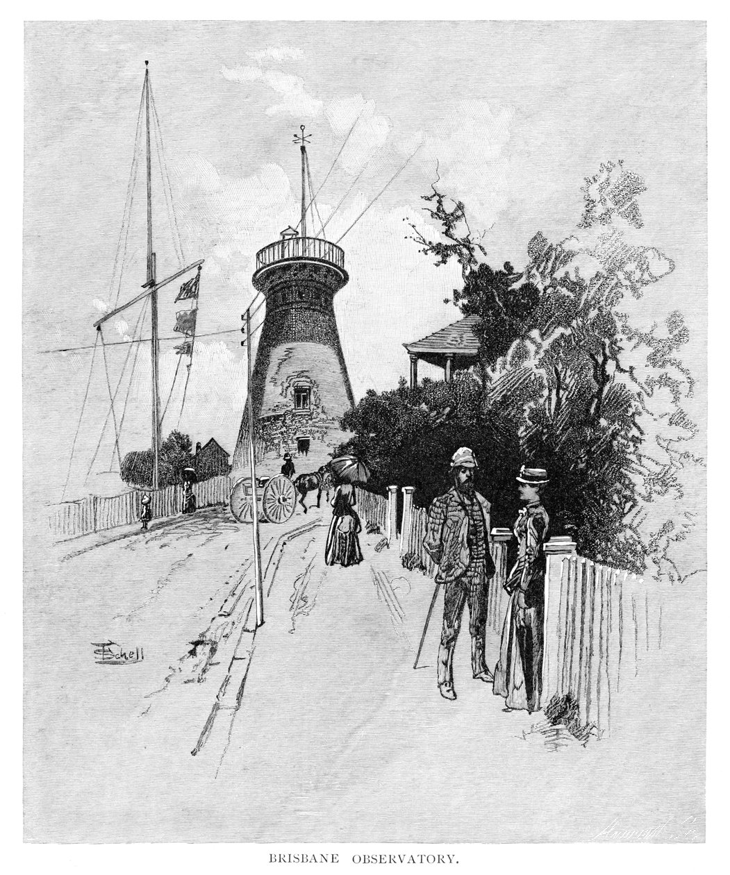ブリスベン天文台、1886 作： 不明