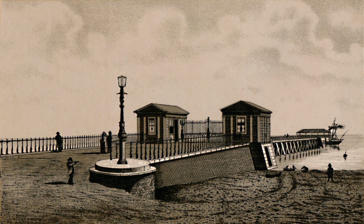 ブリタニア桟橋、c1880。 作： 不明