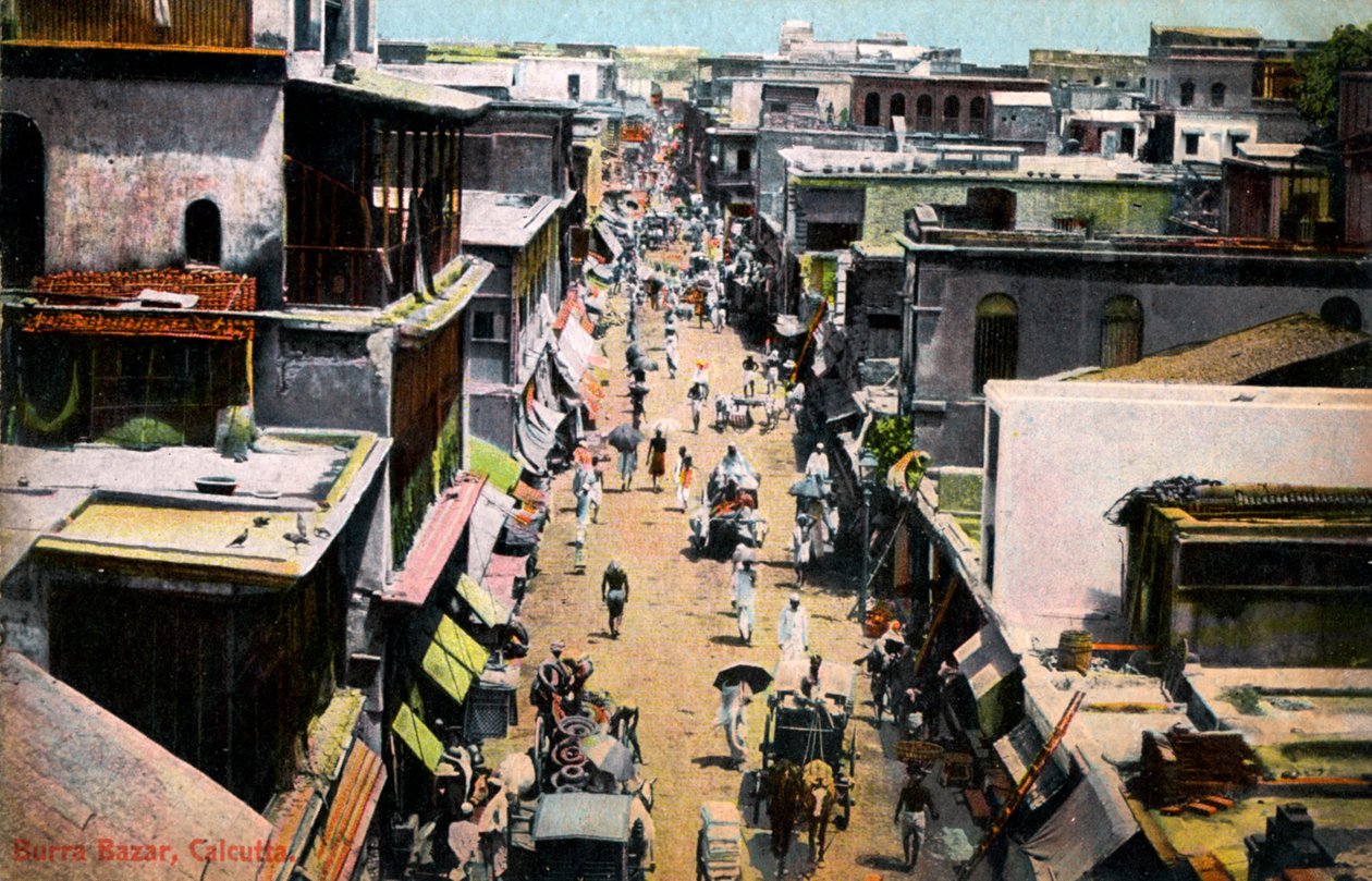 Burra Bazar、カルカッタ、インド、20世紀初頭 作： 不明