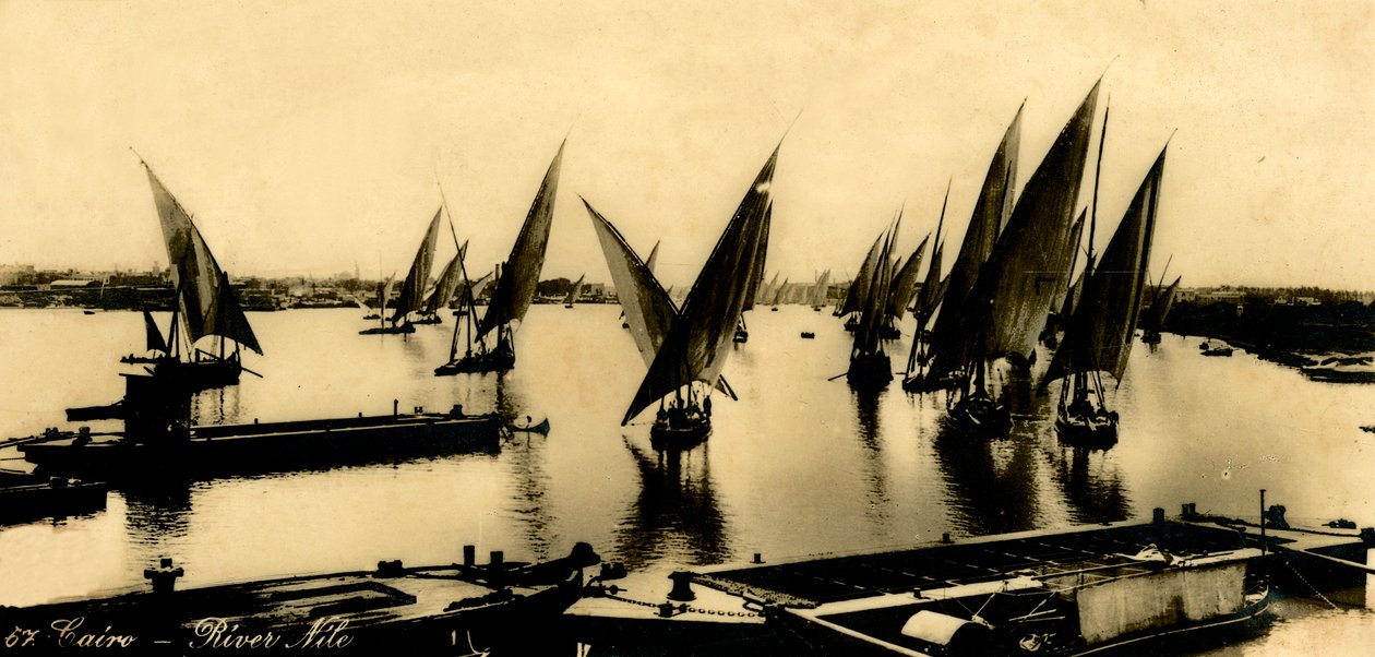 カイロ-ナイル川、c1918-c1939。 作： 不明