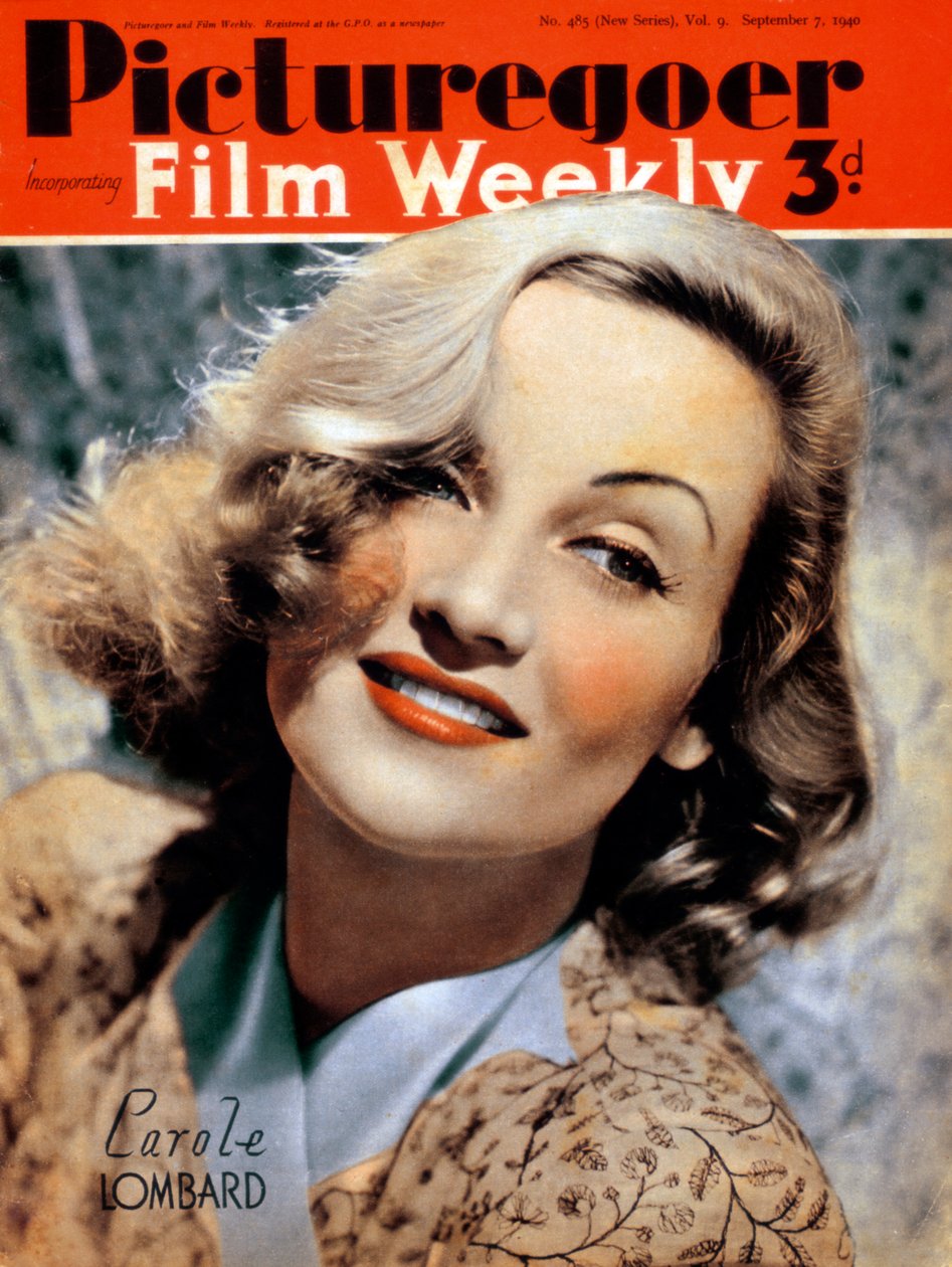 キャロルロンバード1908-1942、アメリカの女優、1940 作： 不明