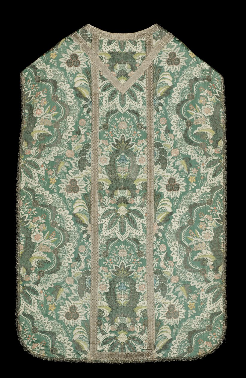Chasuble、c。 1720年代。 作： 不明