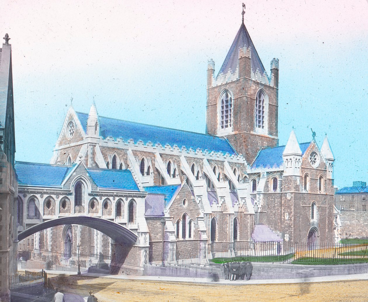 クライストチャーチ大聖堂、c1910 作： 不明