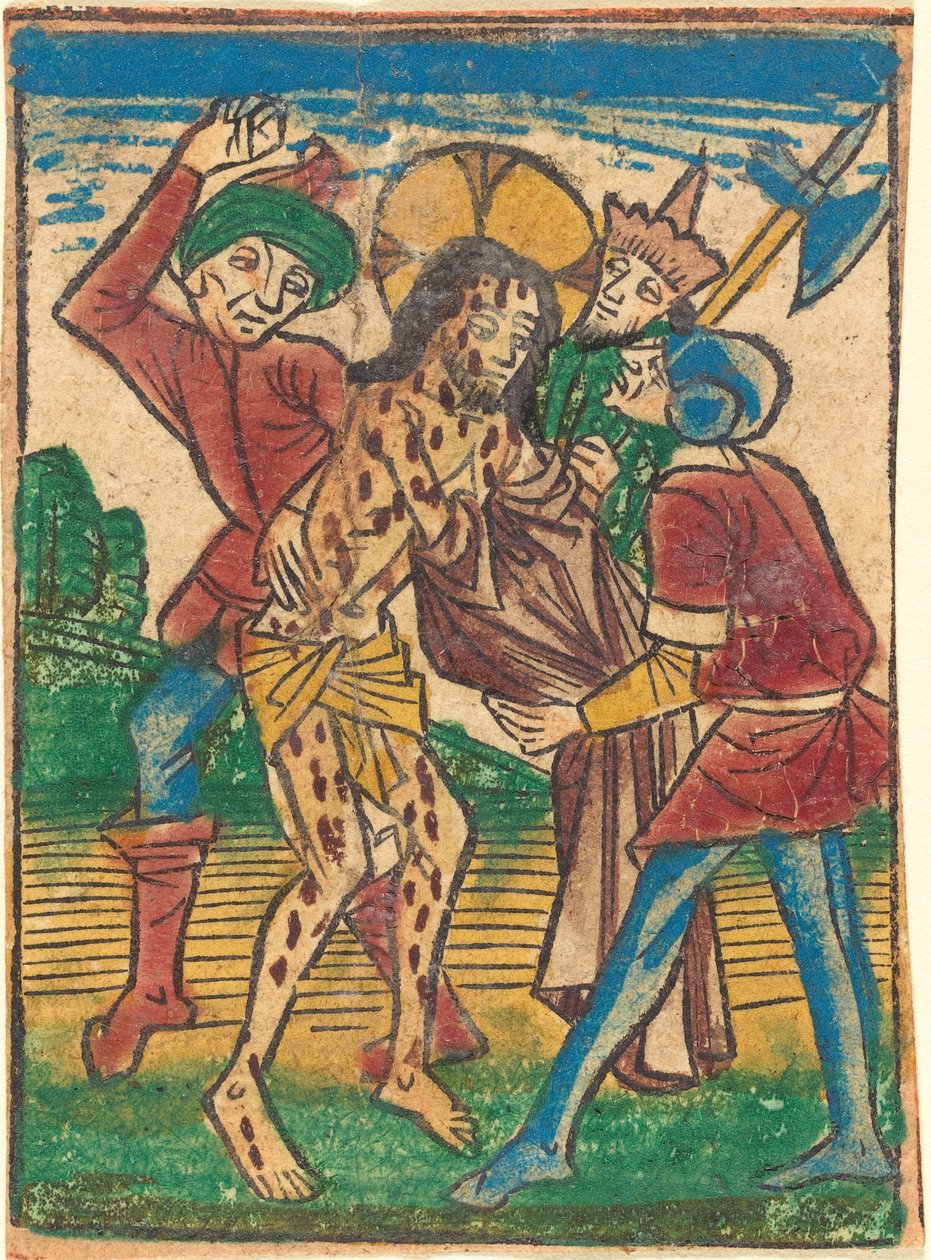 剥ぎ取られたキリスト、c。 1490年。 作： 不明