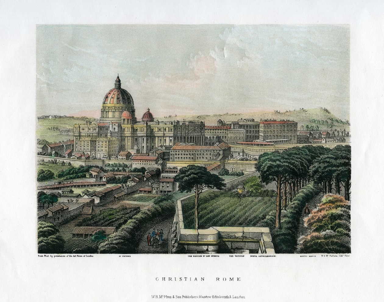 クリスチャンローマ、イタリア、c1865 作： 不明