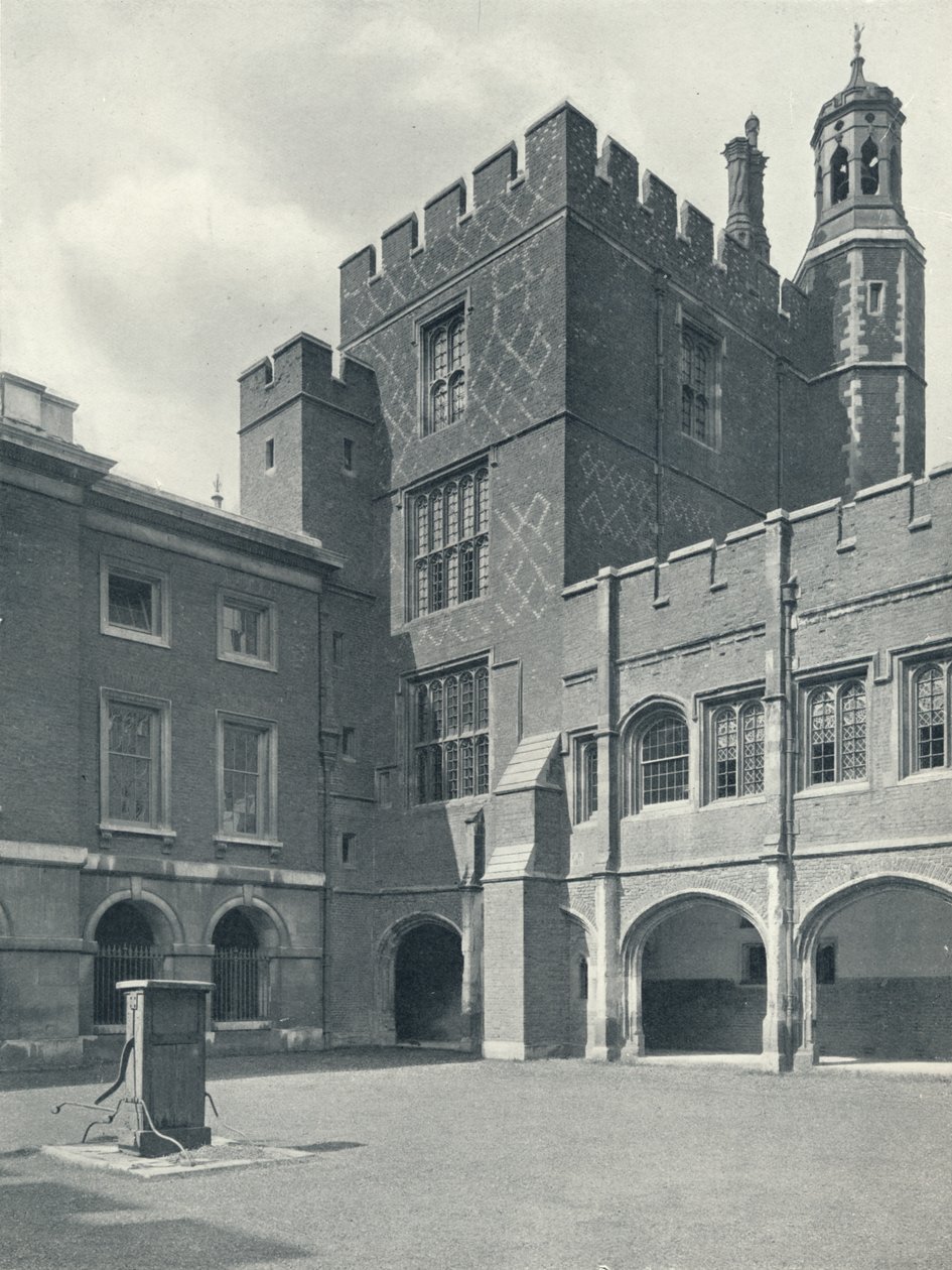 回廊と大学図書館、1926 作： 不明