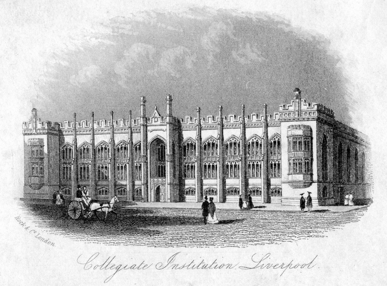 大学機関、リバプール、c1870s 作： 不明