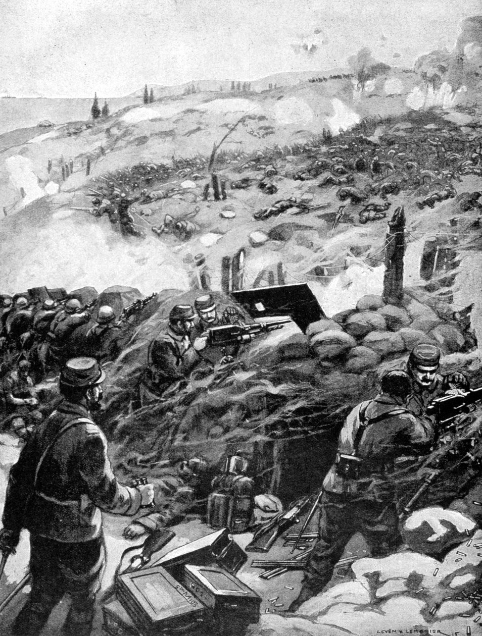 ダーダネルスでの戦闘、アチババ、1915 作： 不明