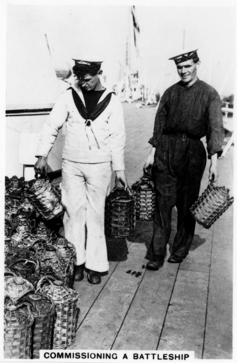 戦艦の試運転、1937 作： 不明