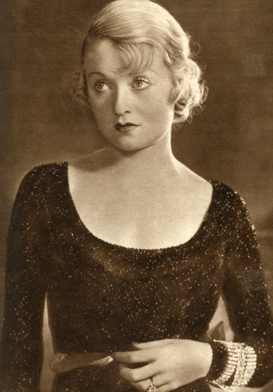 コンスタンスベネット、アメリカの女優、1933 作： 不明