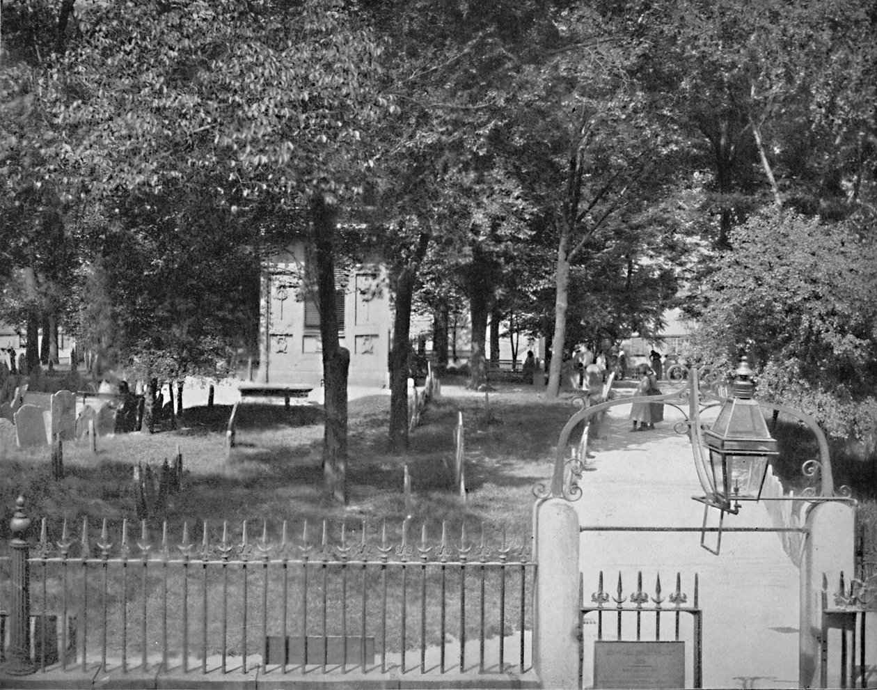 コップスヒル墓地、ボストン、c1897。 作： 不明