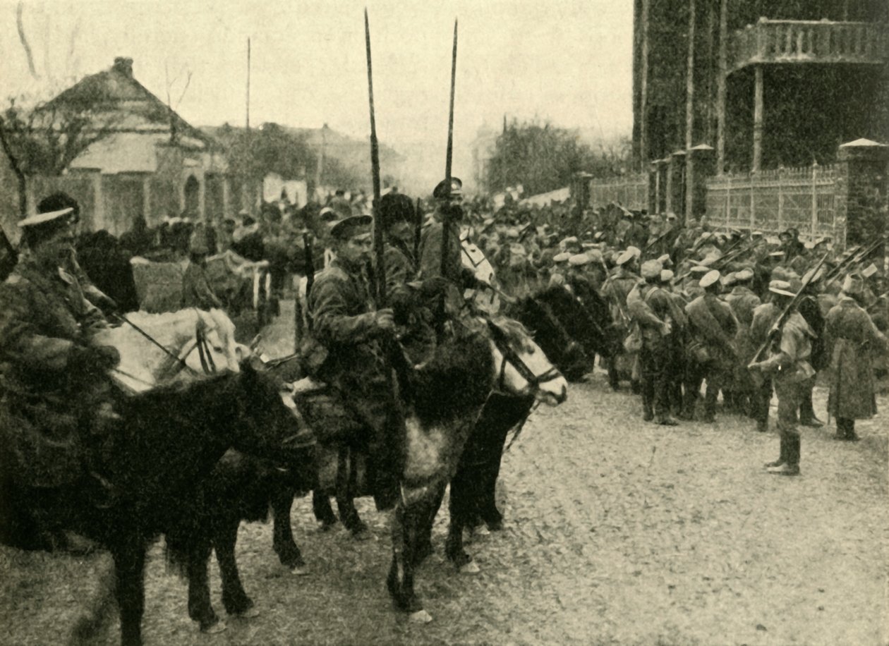 コサック兵士、第一次世界大戦、1914年、c1920。 作： 不明