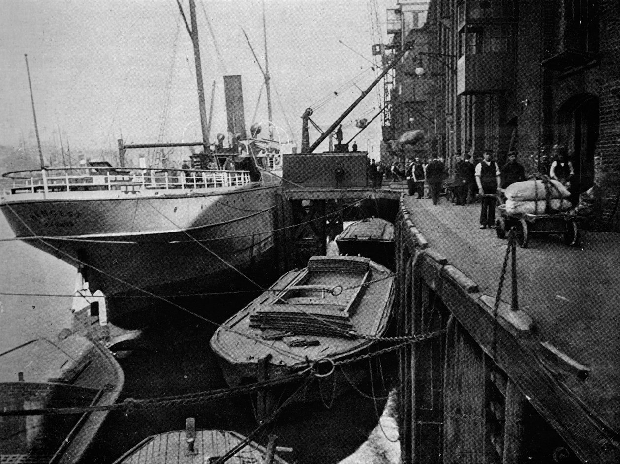 コットンワーフ、Tooley Street、ロンドン、c1900 1901 作： 不明