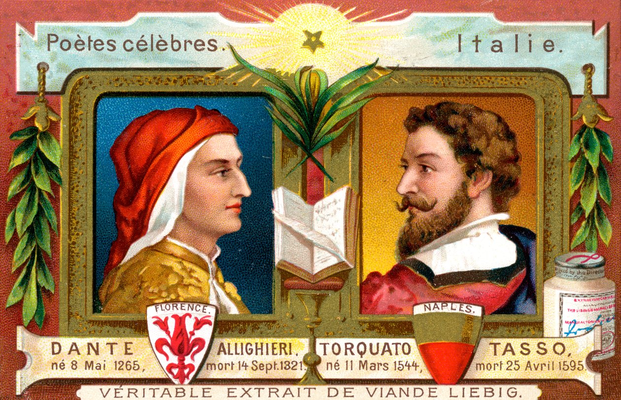Dante Allighieri and Torquato Tasso、c1900 作： 不明