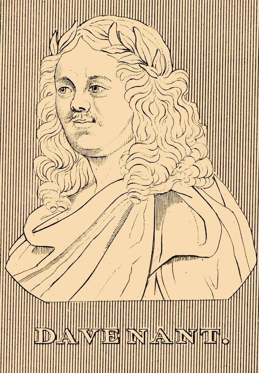Davenant、1606年〜1668年、1830年。 作： 不明