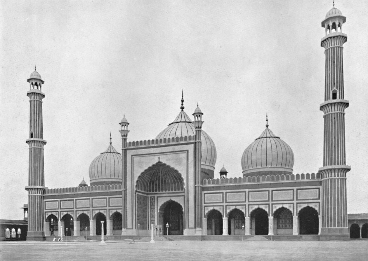 デリー。 Jumma Musjid、c1910。 作： 不明