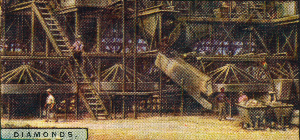 ダイヤモンド。洗浄工場、キンバリー、1928 作： 不明