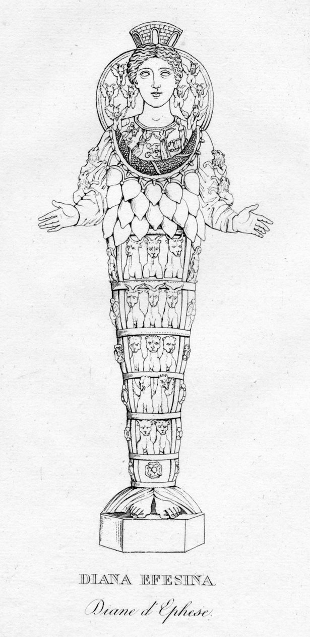 ダイアナ・エフェシナダイアン・デフェス、c1850 作： 不明
